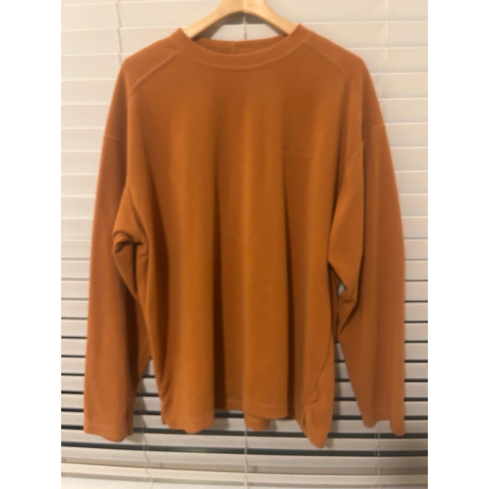 Columbia crewneck orange sweatshirt Hart Mountain II Hunting men's size XXL